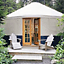 In America, this inviting yurt is used as an office and f...
